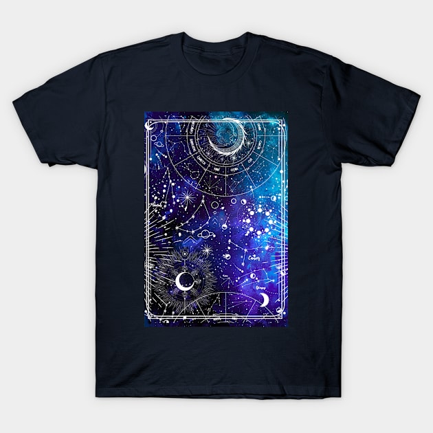 Constellations T-Shirt by ElenaDanilo